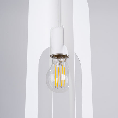 Sollux Lighting Hanglamp NICUS 1 wit - 11x11x140cm