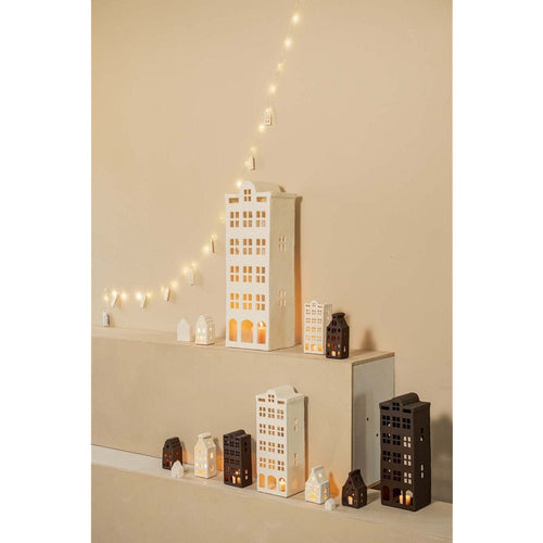 Home Society Waxinelichthouder Singel S - wit - metaal - 20 x 6,5 x 10 cm - vtwonen shop