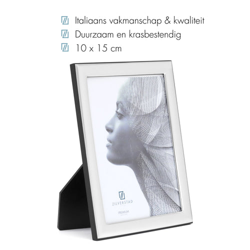 Zilverstad - Premium fotolijst Rome - 10x15 - Miro Silver - vtwonen shop