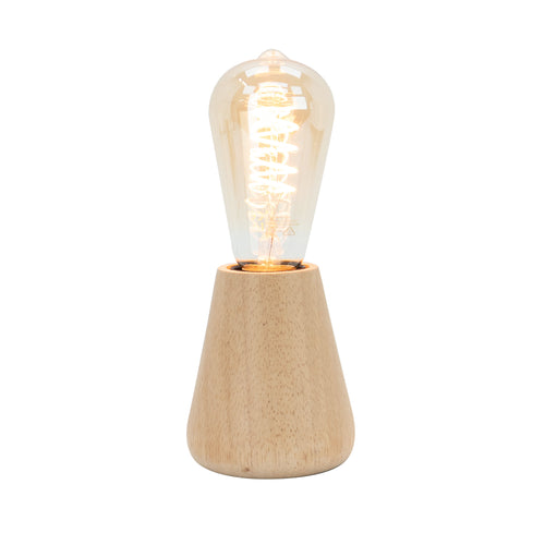 EGLO tafellamp Asby - e27 - 10 cm - lichtbruin - hout - vtwonen shop