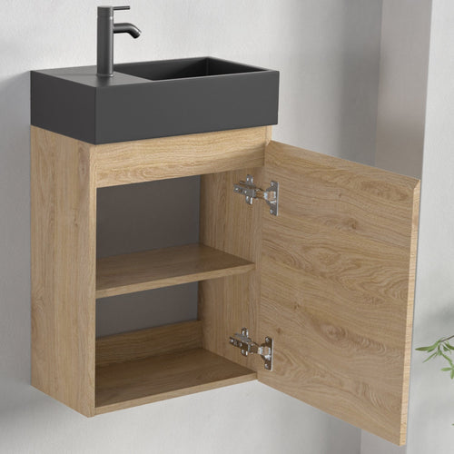 LOMAZOO toiletmeubel Malibu - licht eiken