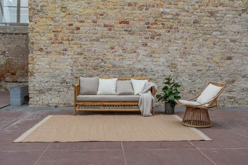 Interieur05 Jute buitenkleed Naturel Border - 160 x 230 cm - vtwonen shop