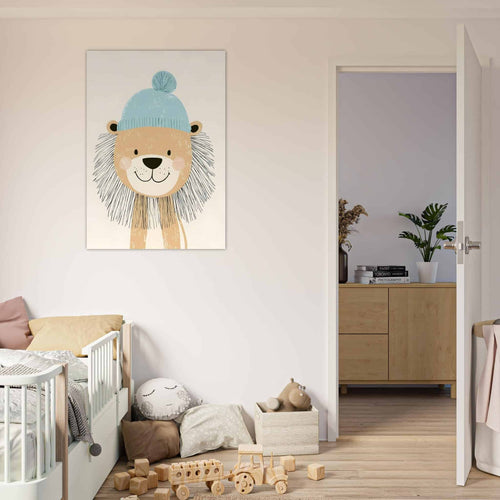 Artfulprints  Winterleeuw   poster 50x70 cm - vtwonen shop