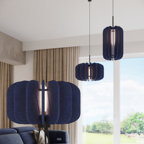 Sollux Lighting Hanglamp MULA 45 marine - 45x45x146cm