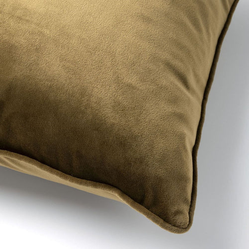 FINN - Kussenhoes 45x45 cm - velvet - effen kleur - Military Olive - groen