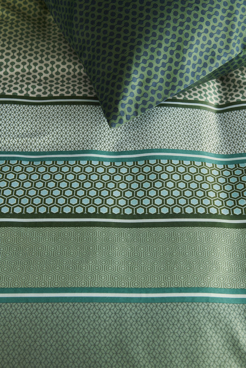Beddinghouse Dekbedovertrek Anubis - 240 x 200/220 cm - Groen