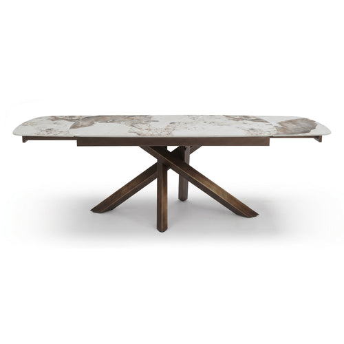 Premium Interiors - Uitschuifbare eettafel CAST - pandora-keramiek pandora 240cm