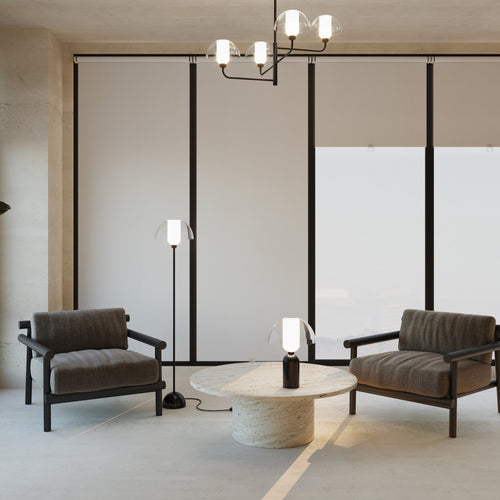 Maytoni - Vloerlamp Memory - Zwart - Ø30 - vtwonen shop