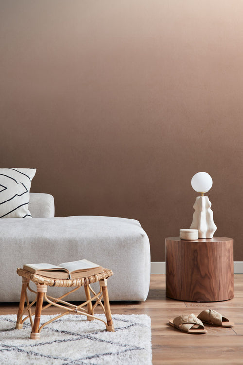 ESTAhome fotobehang kamerhoog dip dye kleurverloop bruin - 200 x 279 cm - 159442 - vtwonen shop