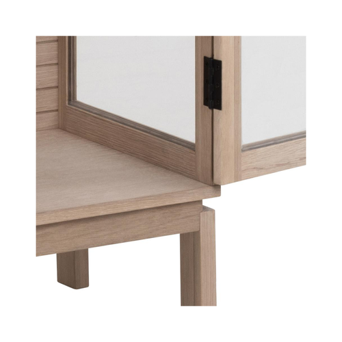 Rebellenclub Vitrinekast Nampa - Licht Eiken - vtwonen shop