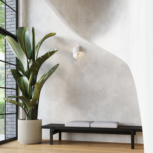 Sollux Lighting Wandlamp TALASSA wit - 15x13x31cm
