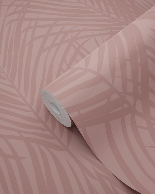 ESTAhome behang palmbladeren oudroze - 53 cm x 10.05 m - 131220 - vtwonen shop