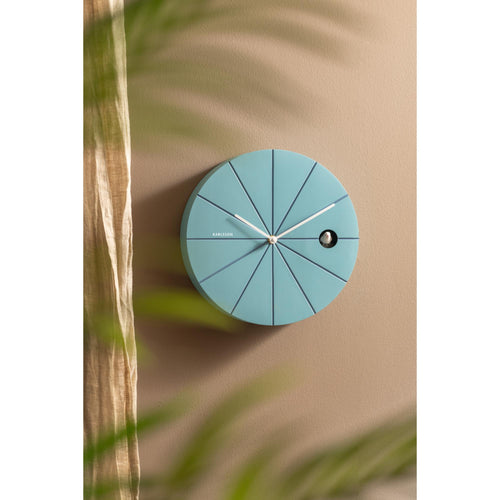 Karlsson wandklok Destacado Cuckoo - blauw - Ø28cm - vtwonen shop