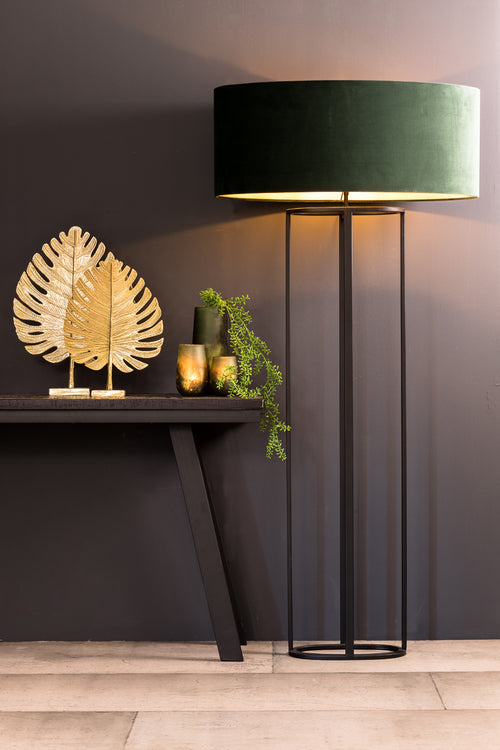 Light & Living vloerlamp MYLO - 36x19x145cm - zwart - vtwonen shop