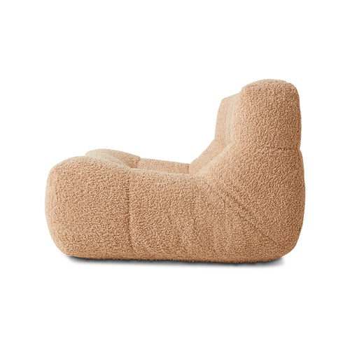 HKLIVING stoel Lazy lounge – frizz beige - vtwonen shop