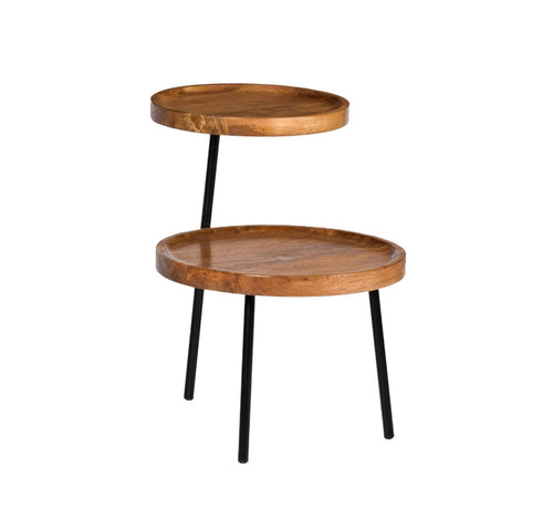 Brix Bijzettafel Ruby - mangohout - 45cm - vtwonen shop