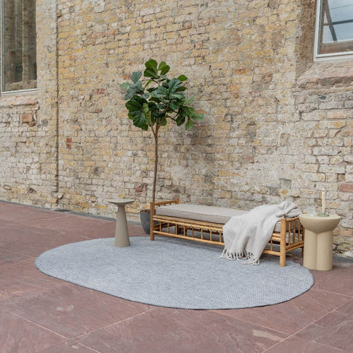 Eva Interior Buitenkleed Dahl Ovaal - Grijs - Dubbelzijdig - 240 x 340 cm