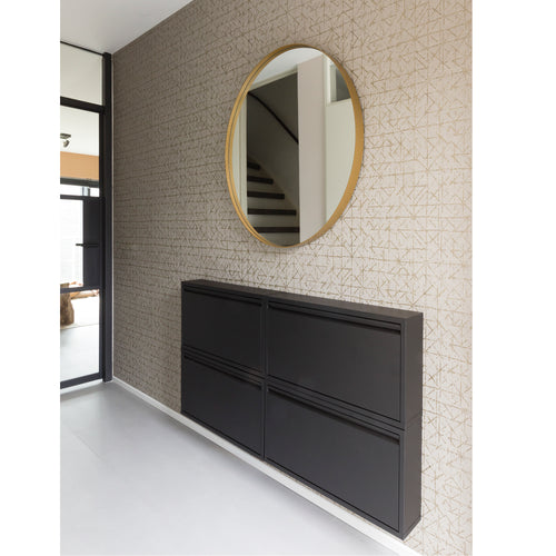 Spinder Design schoenenkast Billy 1 - Zwart - 3 paar schoenen - vtwonen shop