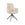 LABEL51 Eetkamerstoel Mellow - Naturel/Zwart - Zithoogte 50cm