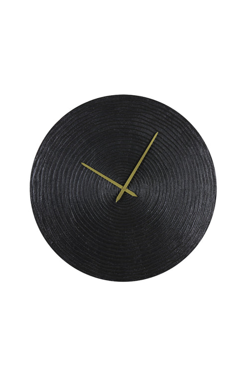 Light & Living klok CERVINO - 58x2x58cm - zwart