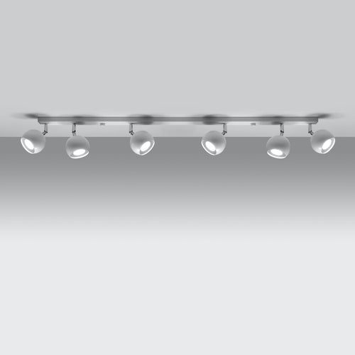 Sollux Lighting Plafondlamp OCULARE 6L wit - 118x10x16cm