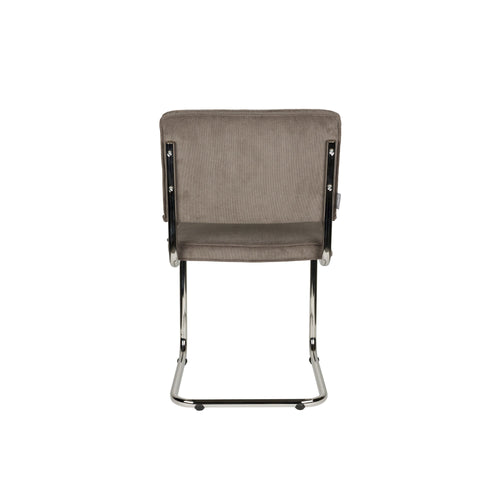 Zuiver Ridge Rib Eetkamerstoelen  Grijs - Set van 2 - vtwonen shop