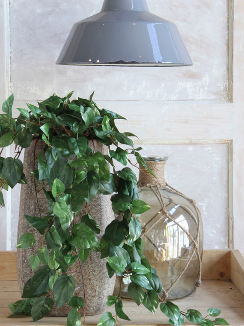 Mica Decorations Scindapsus Kunst Hangplant in Bloempot Stan - H45 x Ø25 cm - Groen - vtwonen shop