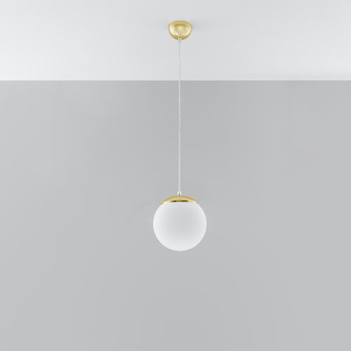 Sollux Lighting Hanglamp UGO 20 goudkleurig - 20x20x110cm