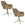 Housecraft Living Merel Eetkamerstoelen Armleuning Okergeel - Set van 2