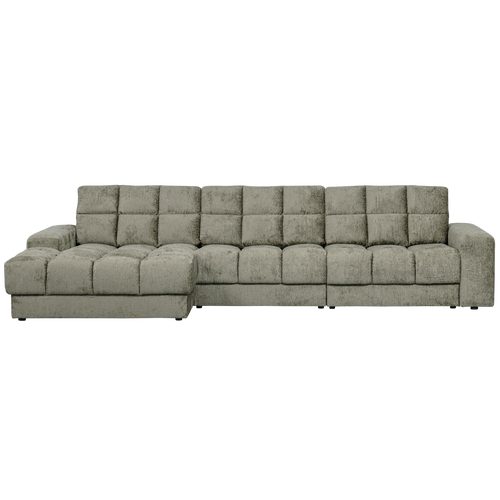 WOOOD chaise longue links Second Date - Structure Velvet - Frost - vtwonen shop