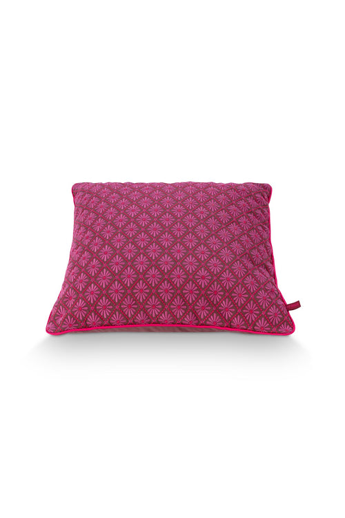 Pip Studio Sierkussen Giyani Embroidery Roze Polyester 50 x 50 cm