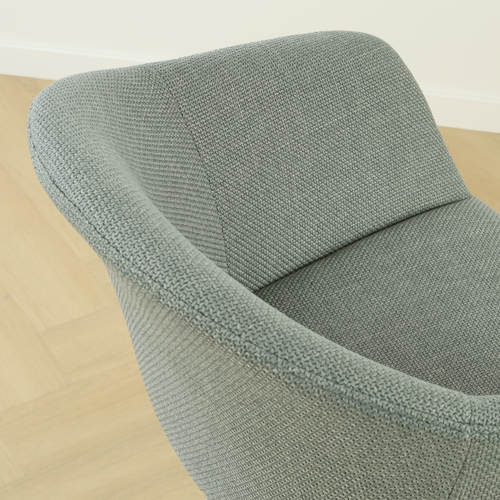 Nolon Nino-Otis barkruk saliegroen - wit onderstel - 65 cm - vtwonen shop