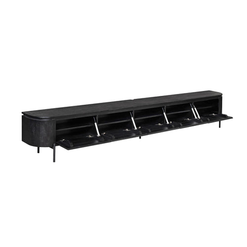 Starfurn - Tv meubel Excellent - Zwart - 35x280x30 cm
