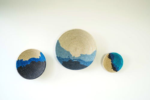 Blauwe kust rieten schaal Shoreline ø 40 cm - vtwonen shop