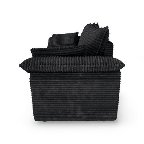 Sia Home - Bank SASHA - xxl-corduroy zwart 232cm