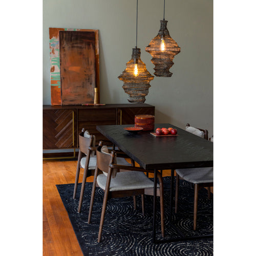 Dutchbone Dots Vloerkleed Zwart 170X240 - vtwonen shop