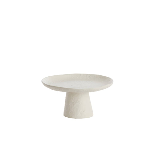 Light & Living decoratie schaal  - wit - 24.5x24.5x12 cm