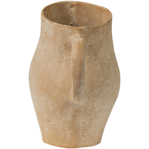 WOOOD vaas Valerie - Aluminium - Zand - 26x24x18