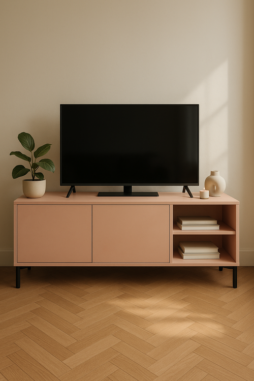 Tv-meubel 113 cm MIRKO 2 deuren 2 legplanken - vtwonen shop