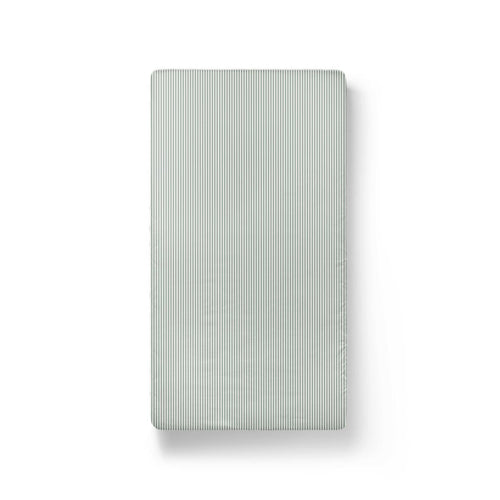 Petite Amélie Hoeslaken STRIPED - 90x200 cm - biologisch katoen - crème