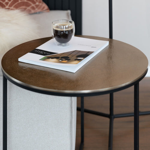 Atmooz bijzettafel Thor S/2 - zwart