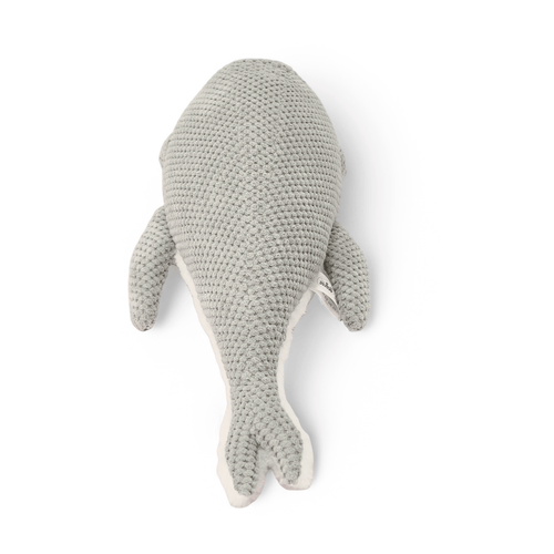 Pintado & Lacado knuffeldier Walvis - grijs - 51 cm