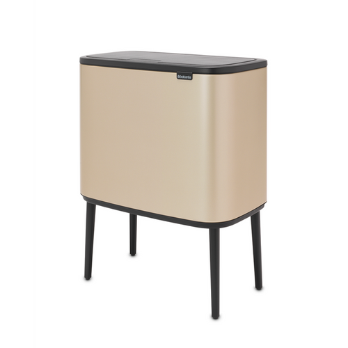 Bo Touch Bin, met 1 binnenemmer, 36 liter - Metallic Gold - vtwonen shop