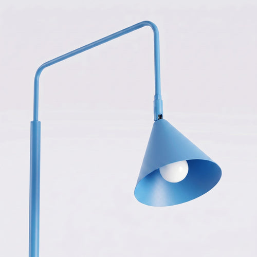Sollux Lighting Vloerlamp NOX lichtblauw - 30x30x165cm