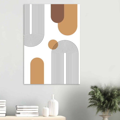 Artfulprints  Boho – Neutral path   poster A4 21x29.7 cm - vtwonen shop