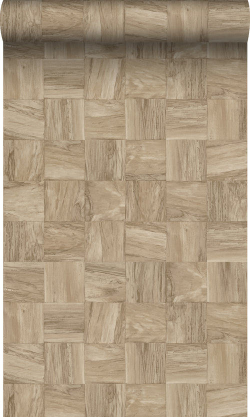 Origin Wallcoverings behang sloophout motief beige - 50 x 900 cm - 347930 - vtwonen shop