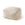 benuta handgemaakte wollen poef Rocco - wit - 55x55x30 cm