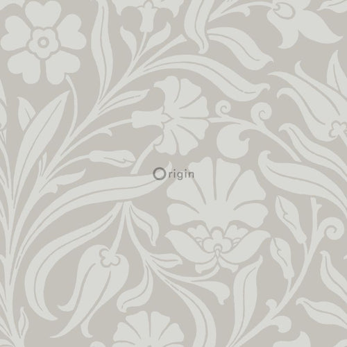 Origin Wallcoverings behang bloemen grijs - 53 cm x 10,05 m - 346636 - vtwonen shop