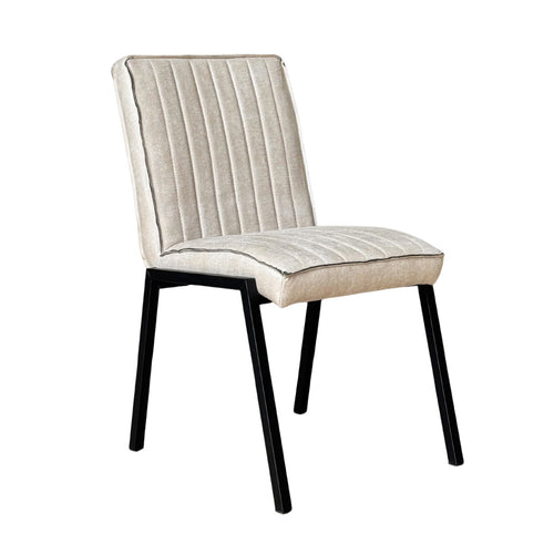 Starfurn Eetkamerstoel Tivoli - Beige Leer - Excl. Armleuning - Set van 2