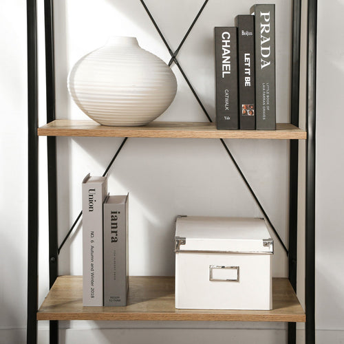 Calicosy - Industriële stijl 4 laags opbergrek LEXIE - 32.5x60x148 cm